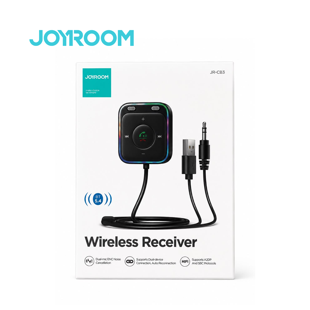 Adaptateur Bluetooth 5.4 Joyroom JR-CB3 - Récepteur HiFi sans fil pour Voiture