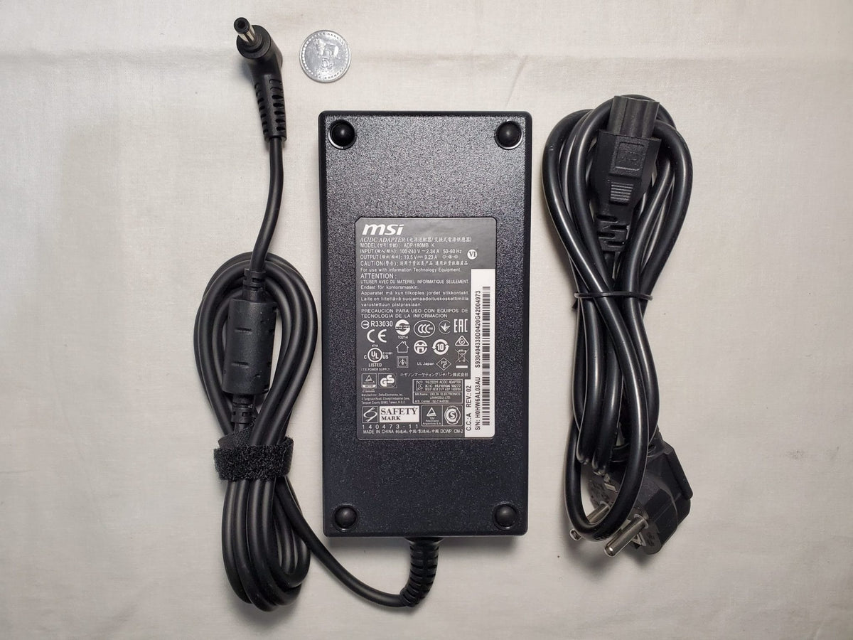 Chargeur Laptop MSI Original – 175W - 19V – 9.23A - Connecteur 5.5x2.5mm - État Neuf