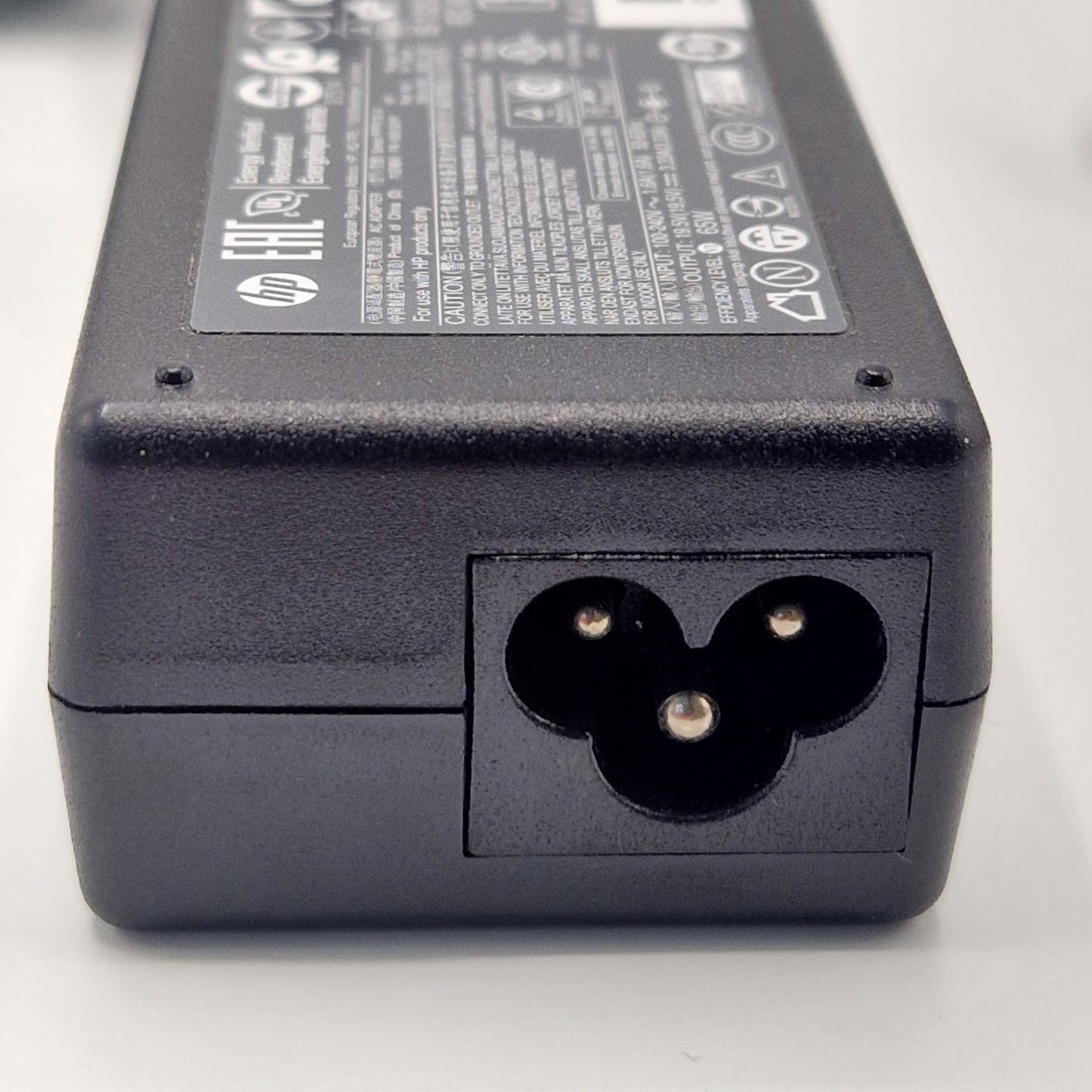 Chargeur Laptop Hp Original 65W 19.5V 3.33A – Fiche Pin avec Câble Trèfle état Neuf