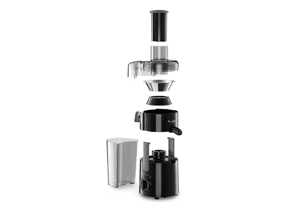 Moulinex – Frutelia Plus JU370810 – Centrifugeuse - Goulotte 6 cm, 2 Vitesses