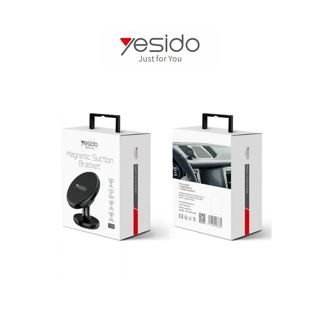 Support Auto Magnétique YESIDO C58 - Pour Tableau de Bord avec Rotation 360°