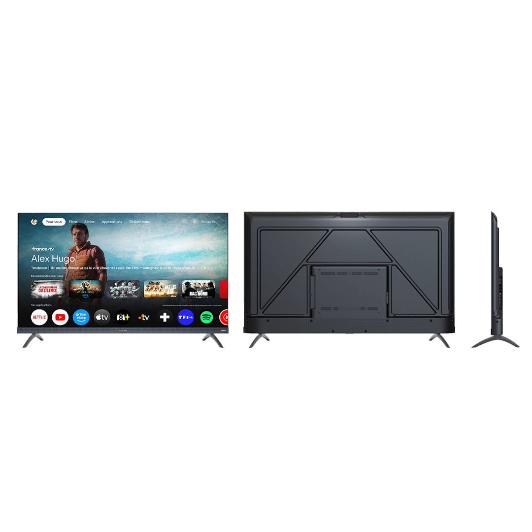 Téléviseur Stream 55" QLED 4K Ultra HD Smart TV avec Google TV - SoundPro Series