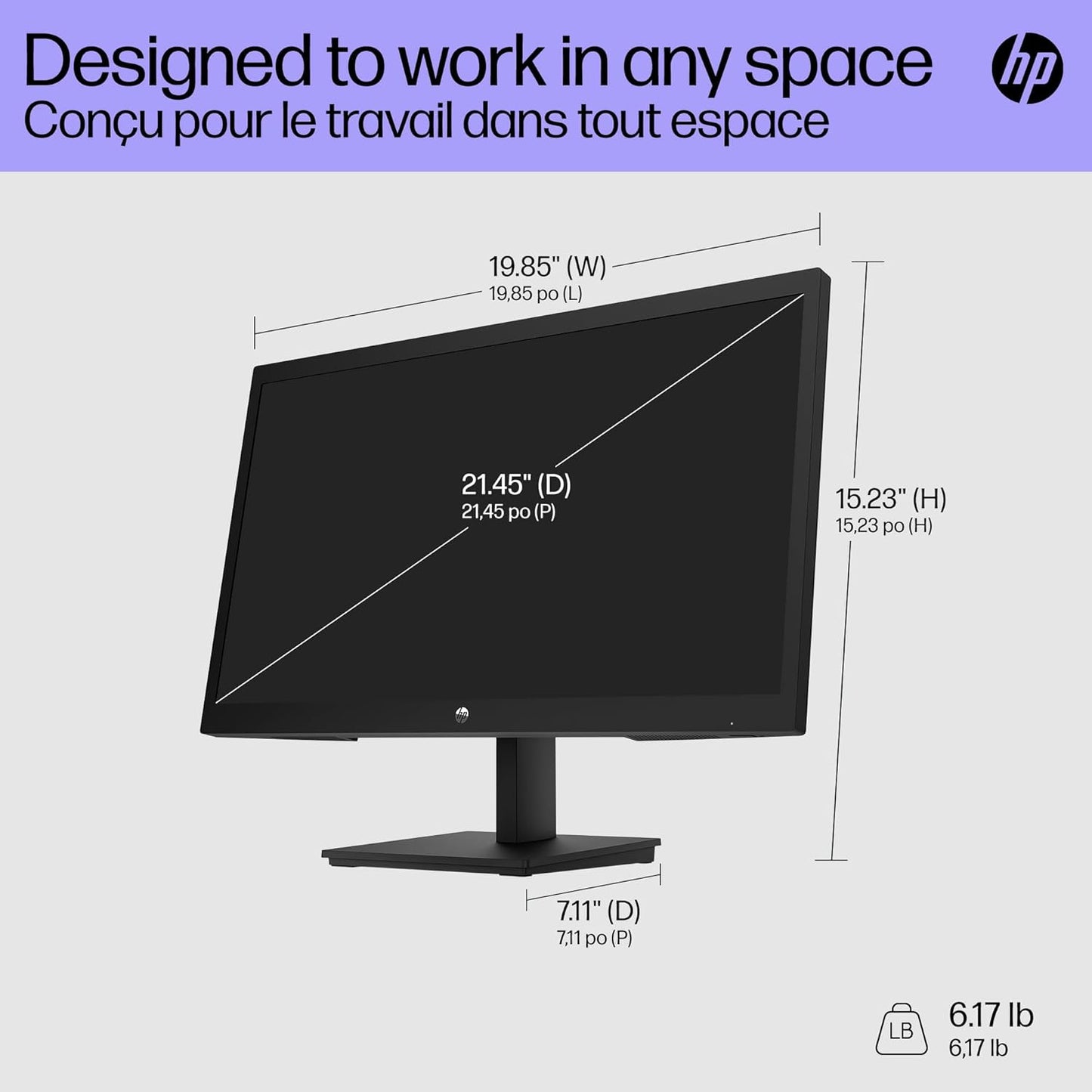 HP V22v G5 – Écran 22″ Full HD (1920 × 1080) – 75 Hz |EN Excellent État