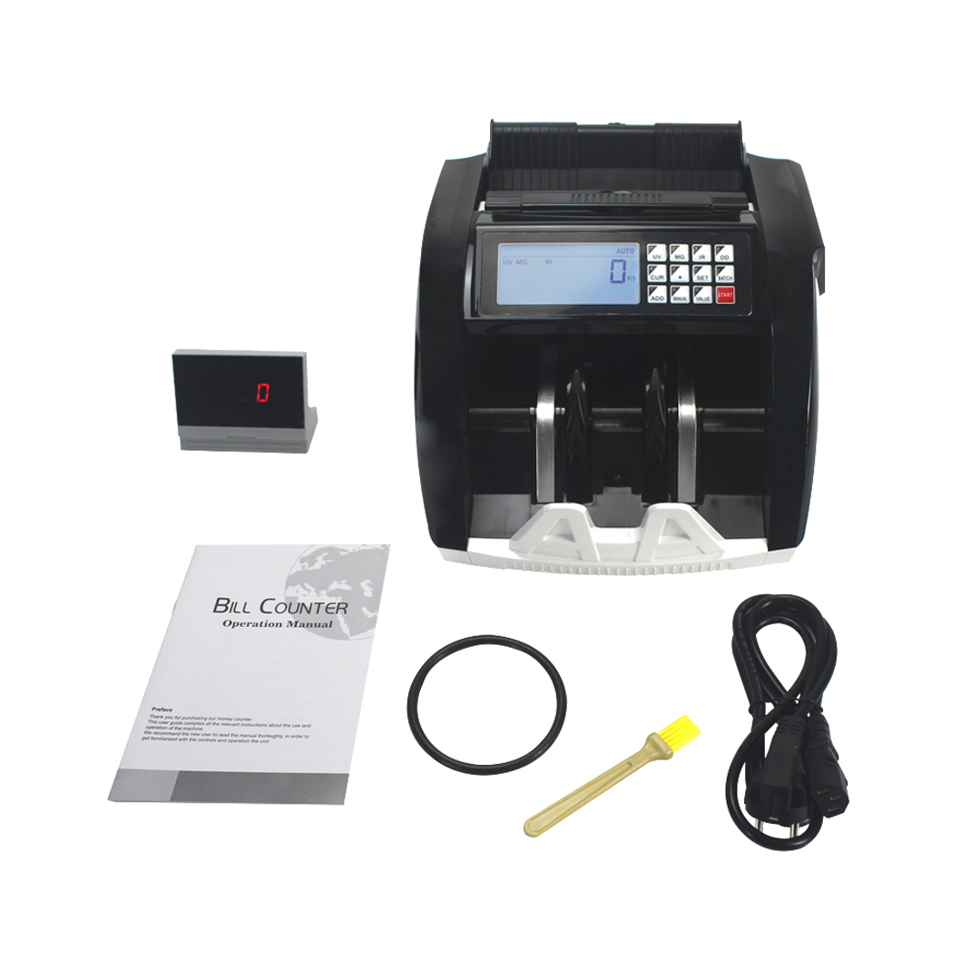Compteuse de Billets Multi-Devises 5800D2 avec Détecteur de Faux Billets (UV/MG)