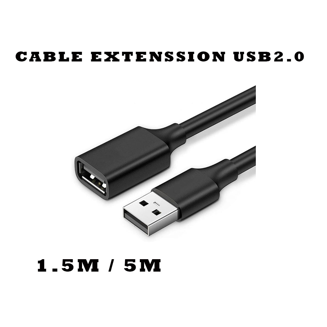 Câble Extension USB 2.0 Mâle vers Femelle