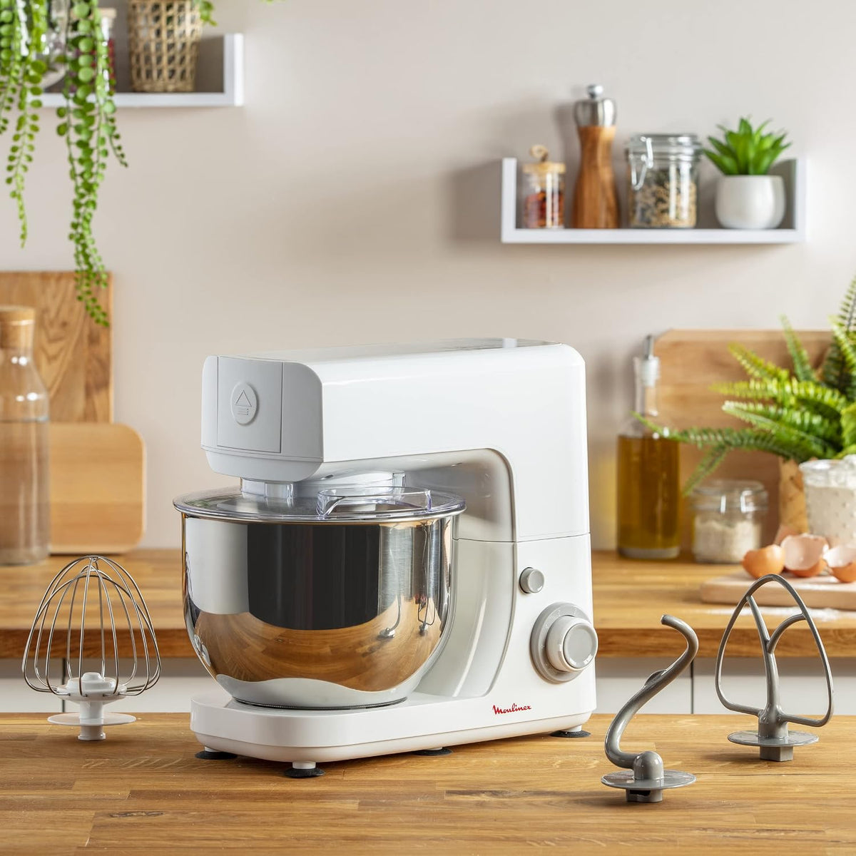 Moulinex – QA150110 – Robot Pâtissier - Cuve Inox 4,8L et Puissance 800W