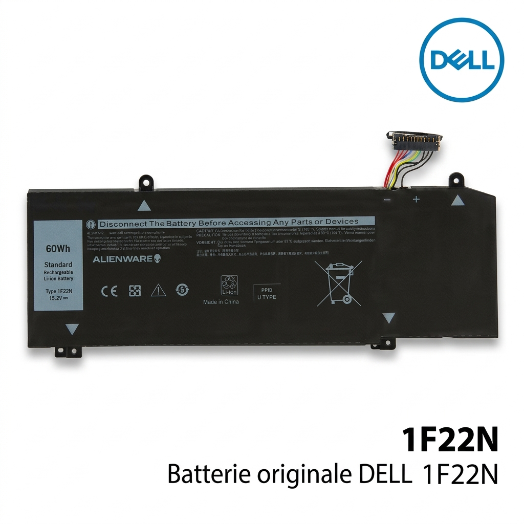 Batterie originale DELL 1F22N