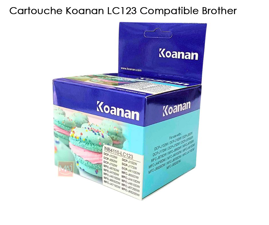 Cartouche Koanan LC123 Compatible Brother