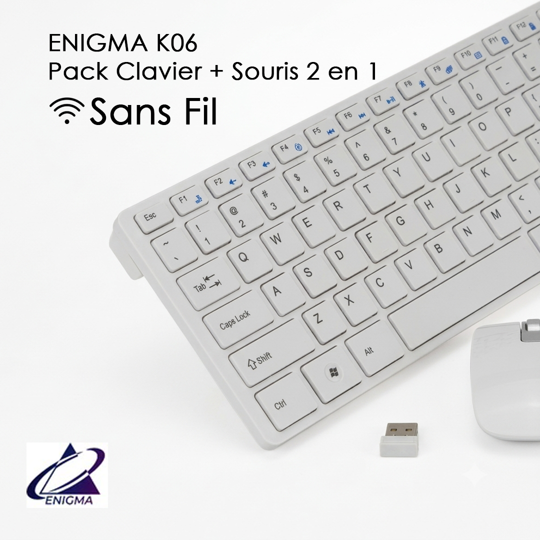 ENIGMA K06 — Pack Clavier + Souris 2 en 1