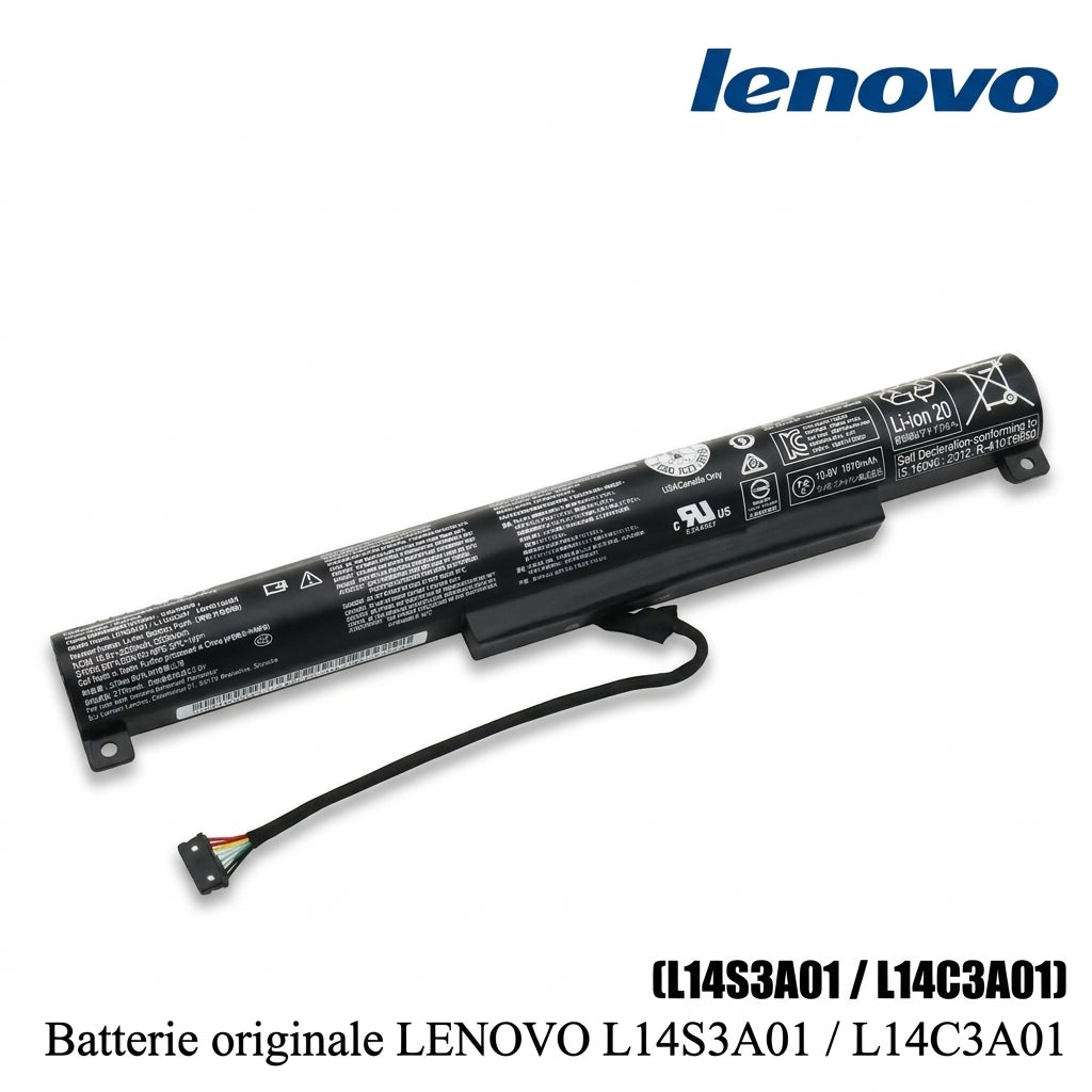 Batterie originale LENOVO L14S3A01 / L14C3A01