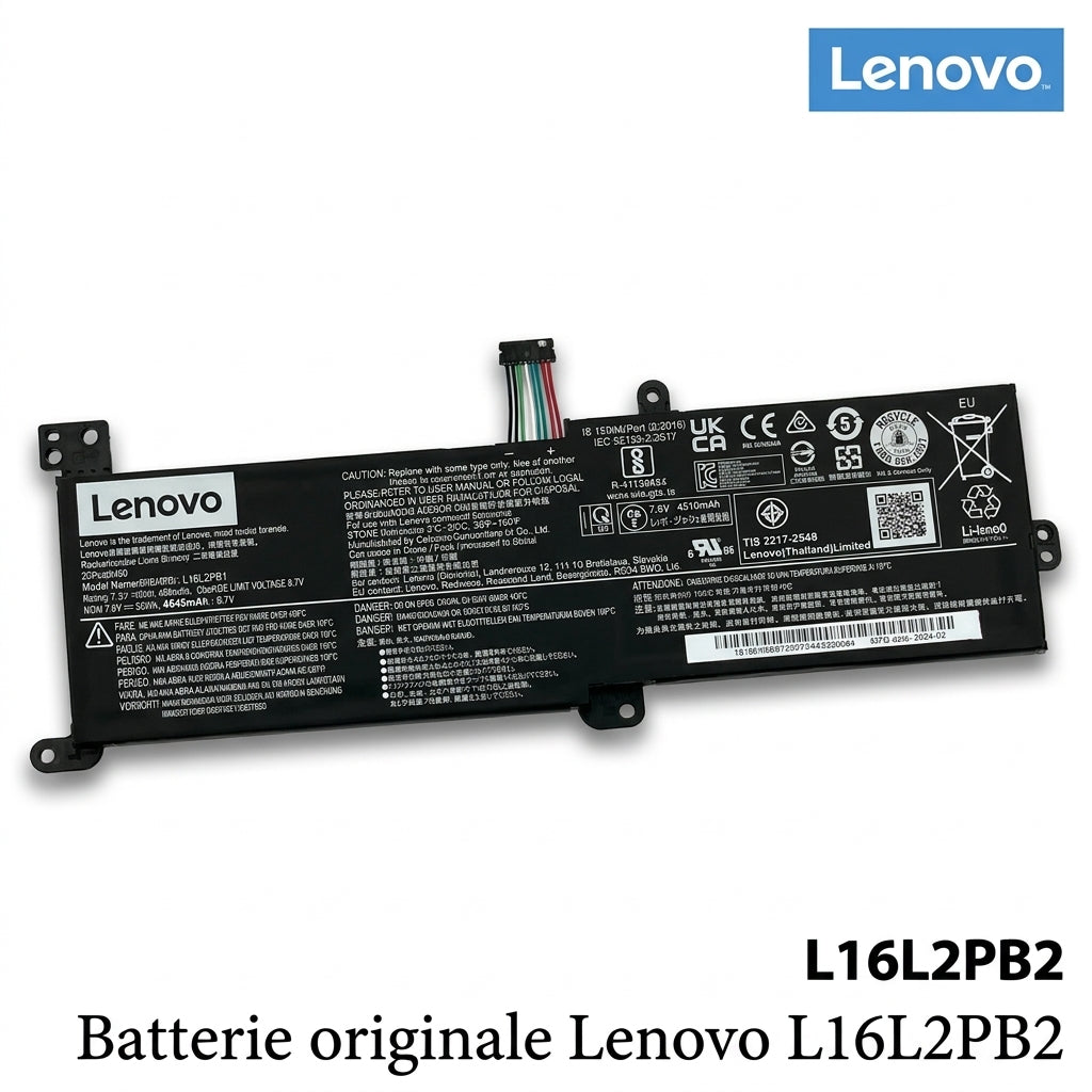 Batterie originale LENOVO L16L2PB2
