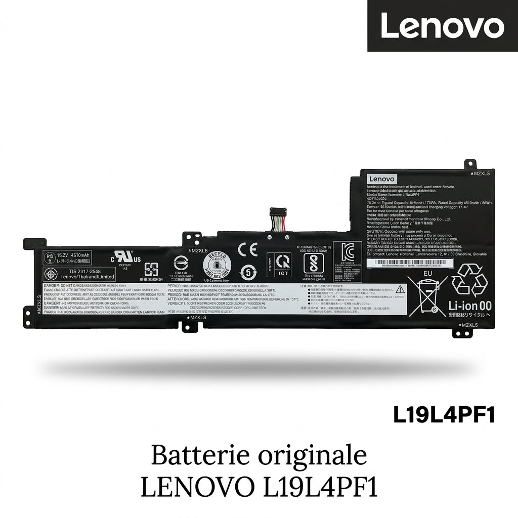 Batterie originale LENOVO L19L4PF1