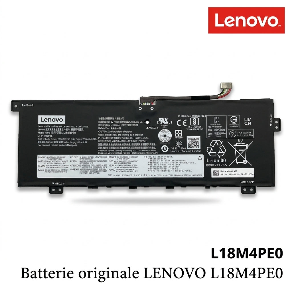 Batterie originale LENOVO L18M4PE0