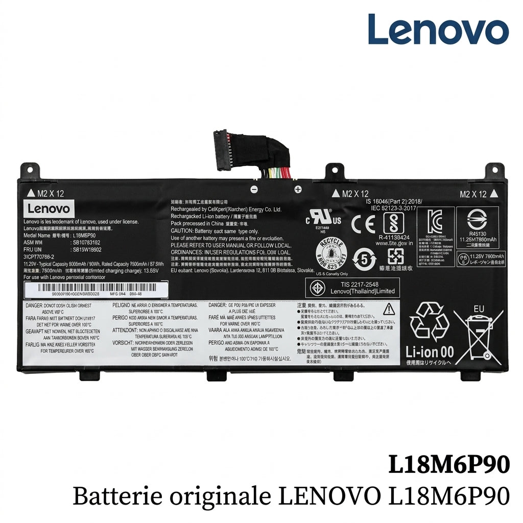 Batterie originale LENOVO L18M6P90