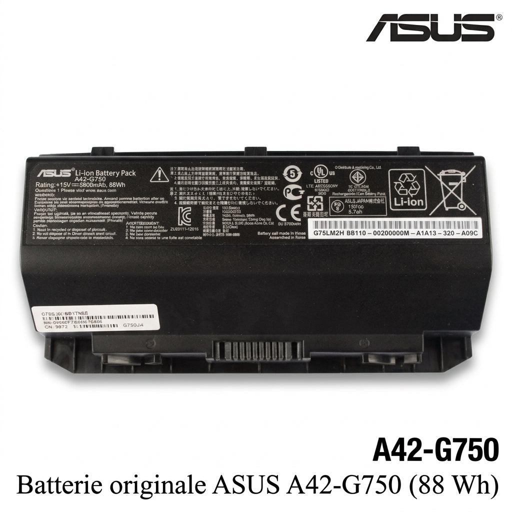 Batterie originale ASUS G750