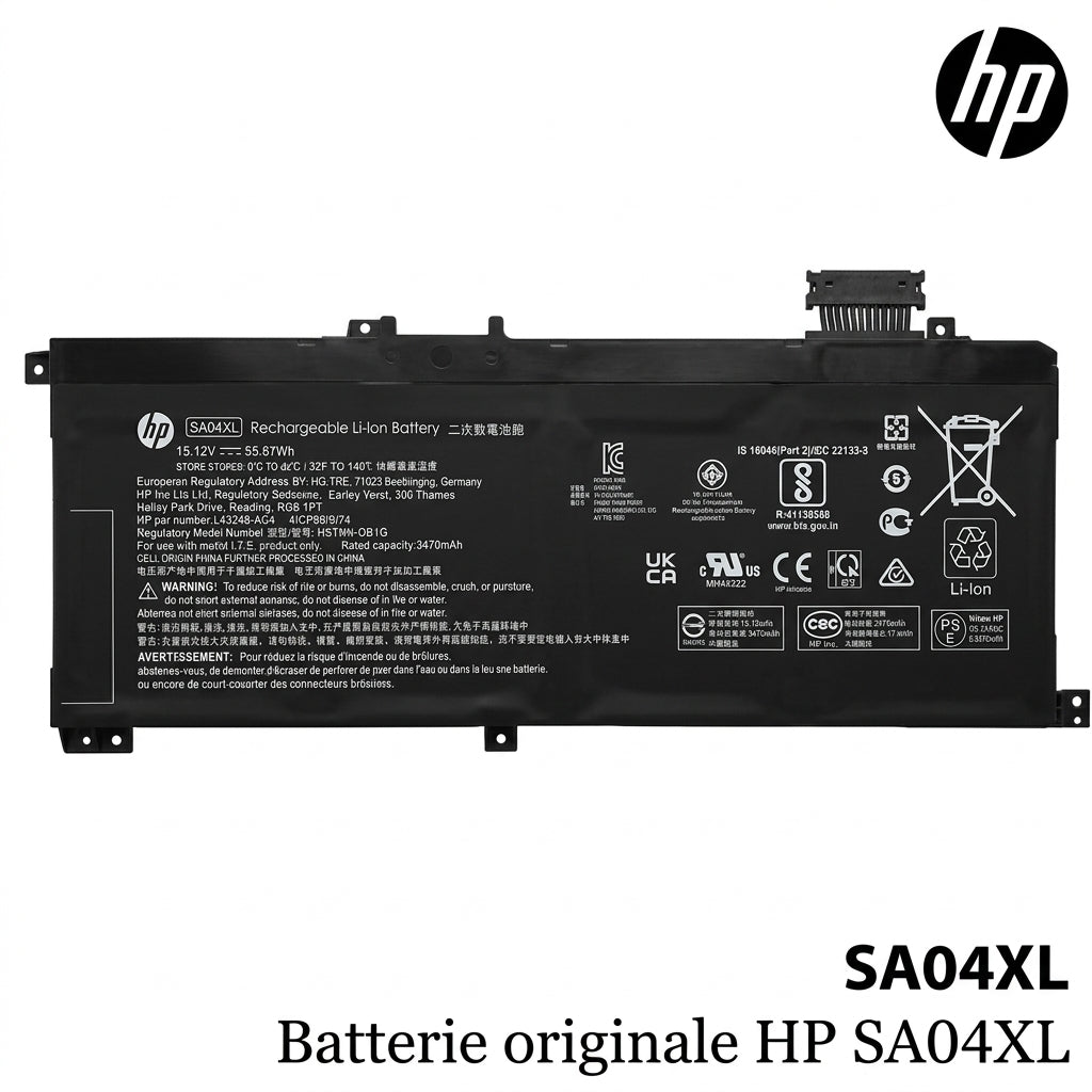 Batterie originale HP SA04XL