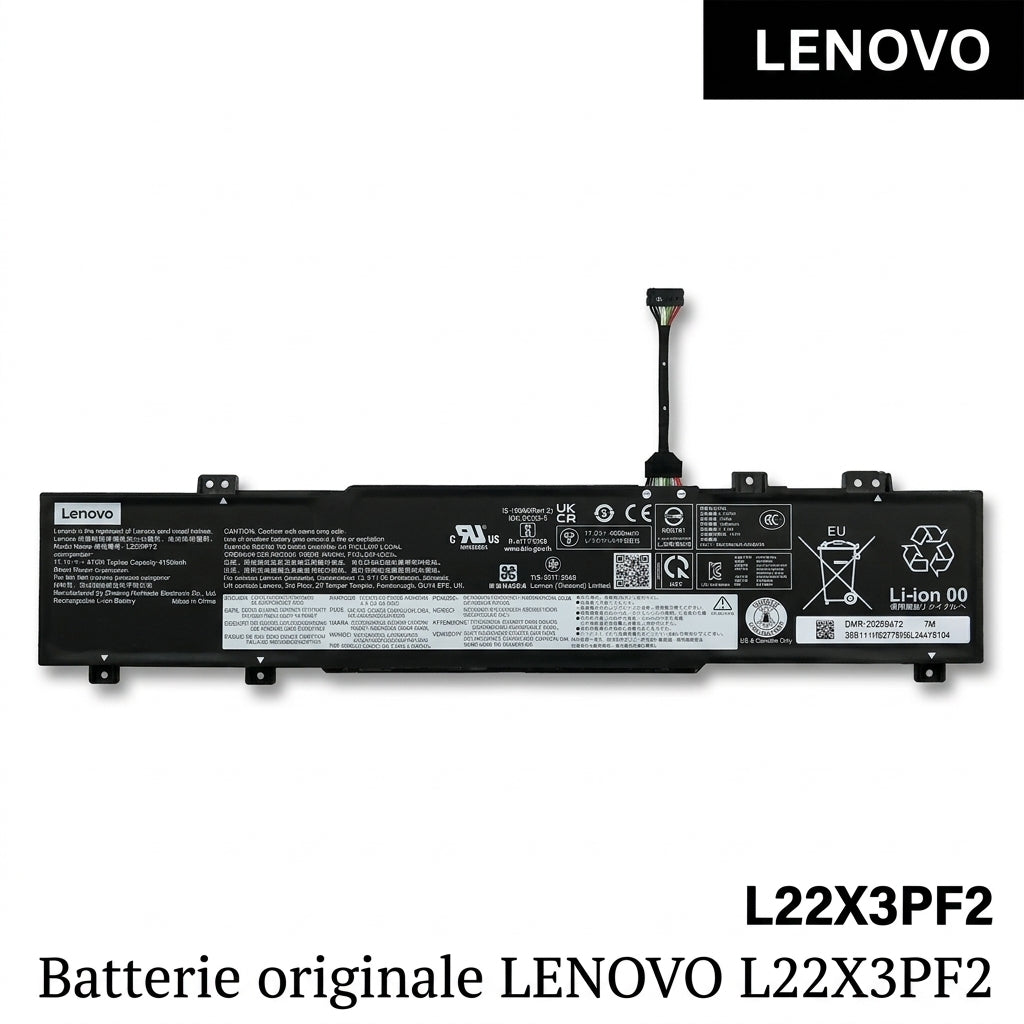 Batterie originale LENOVO L22X3PF2