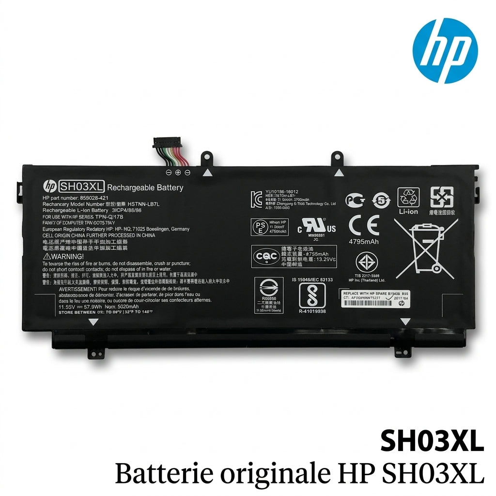 Batterie originale HP SH03XL