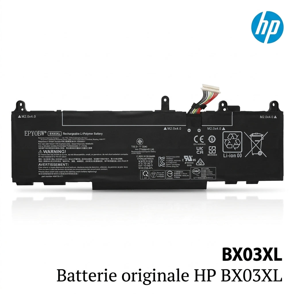 Batterie originale HP BX03XL