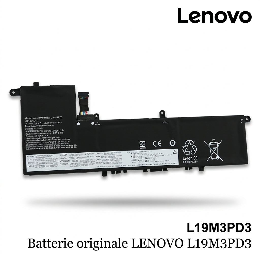 Batterie originale LENOVO L19M3PD3