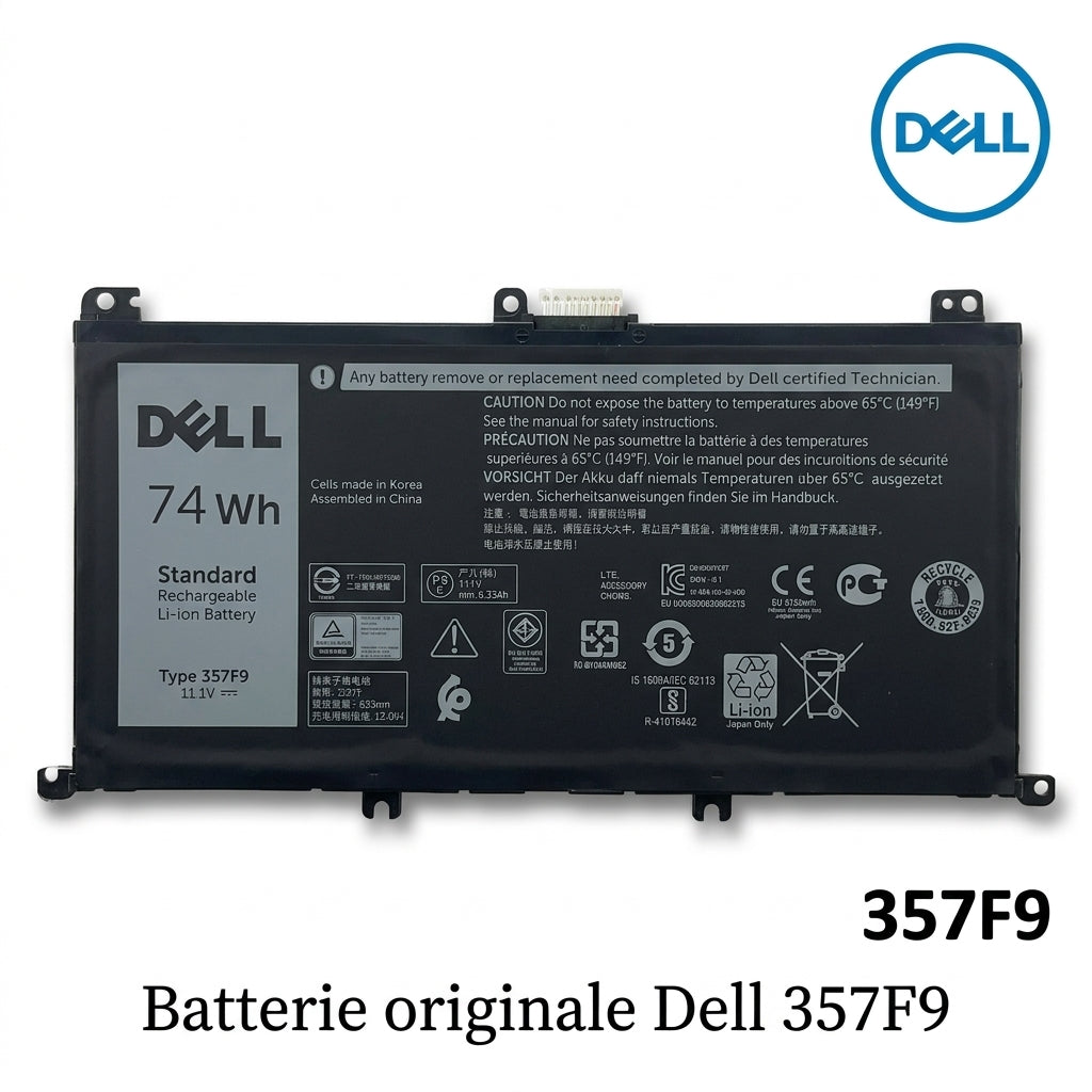 Batterie originale DELL 357F9