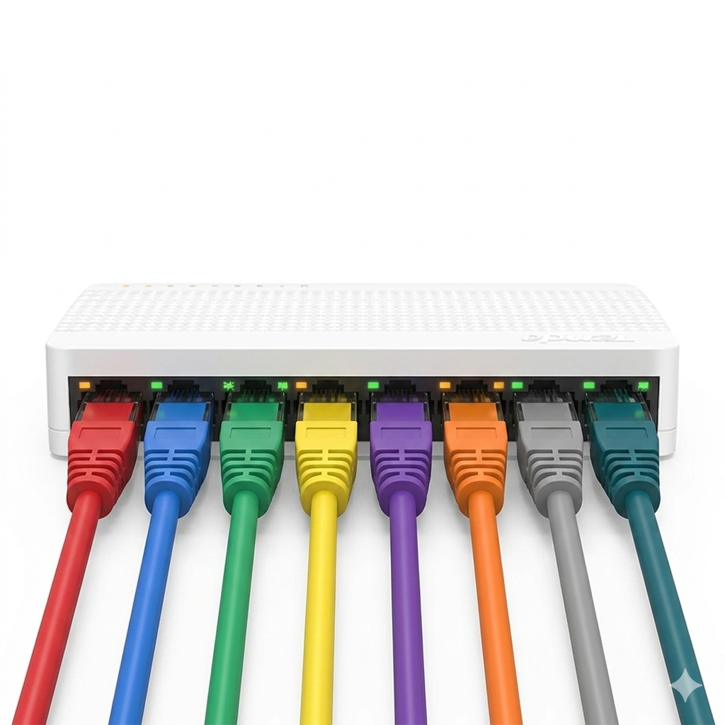 Tenda S108 - Switch Fast Ethernet 8 Ports