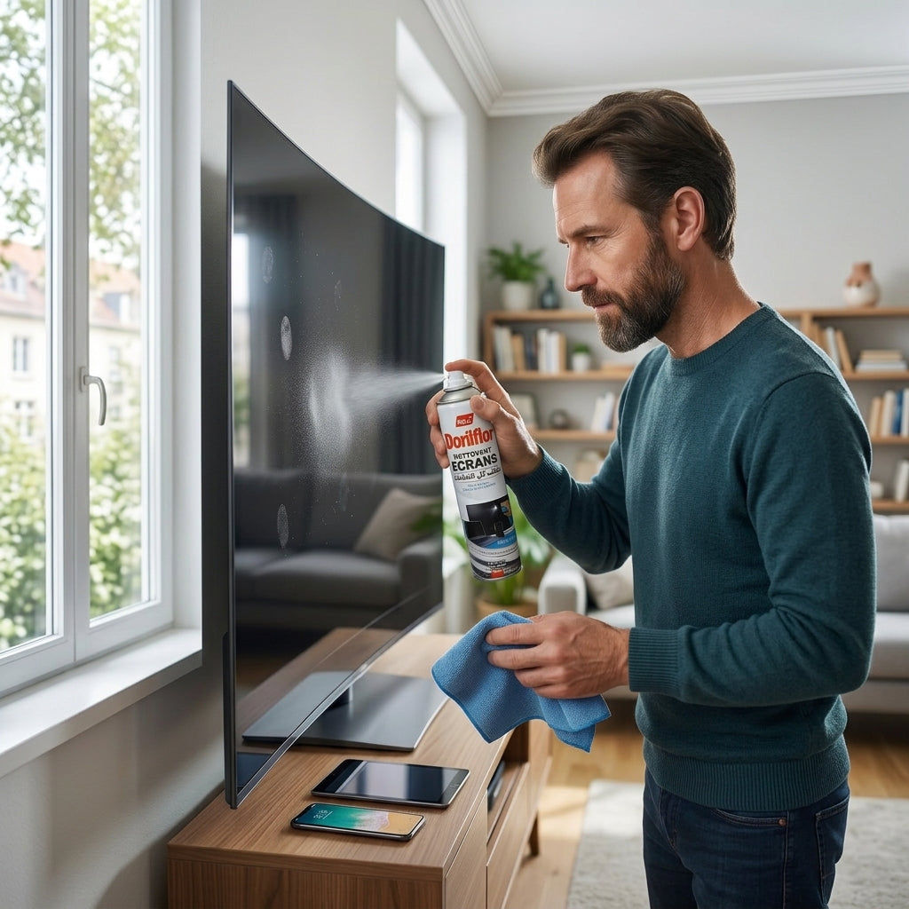 Dorilflor Plasma Mousse Nettoyante Ecrans 300ml x12