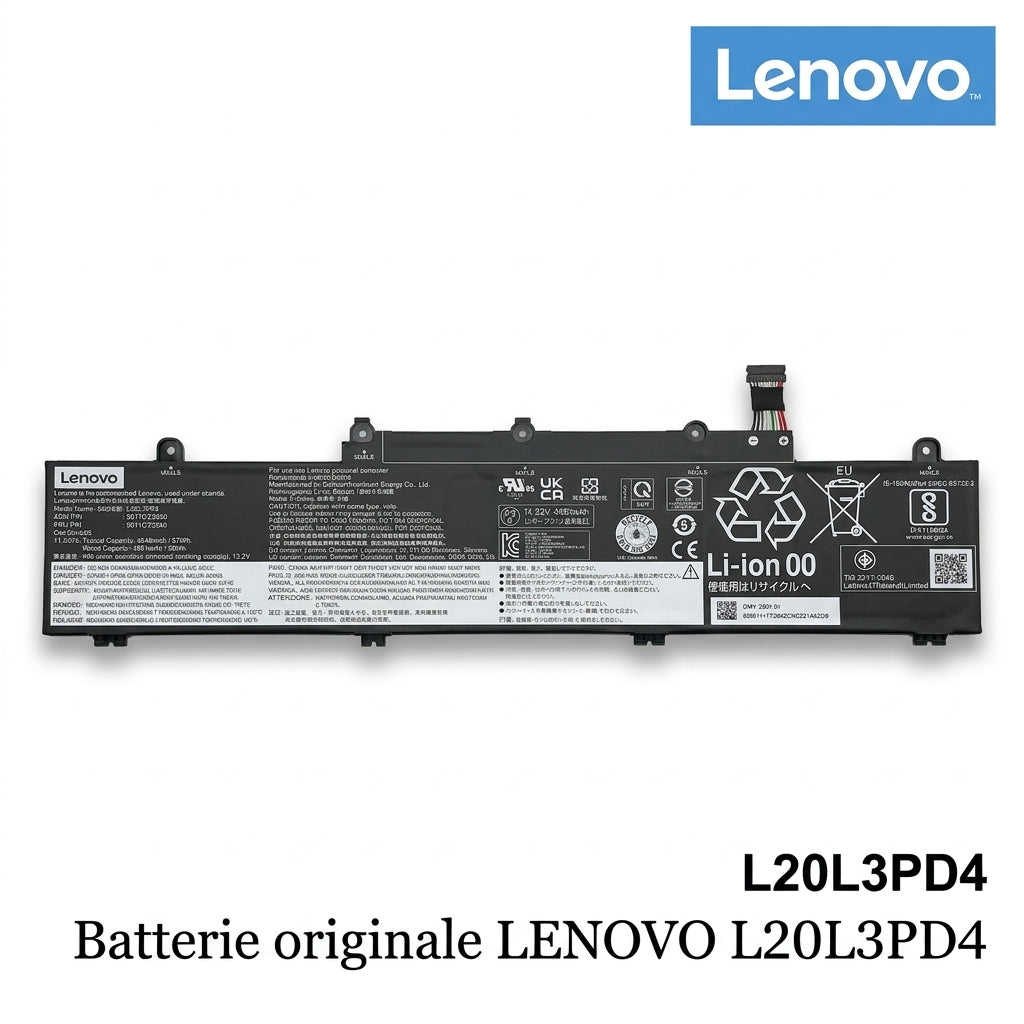 Batterie originale LENOVO L20L3PD4