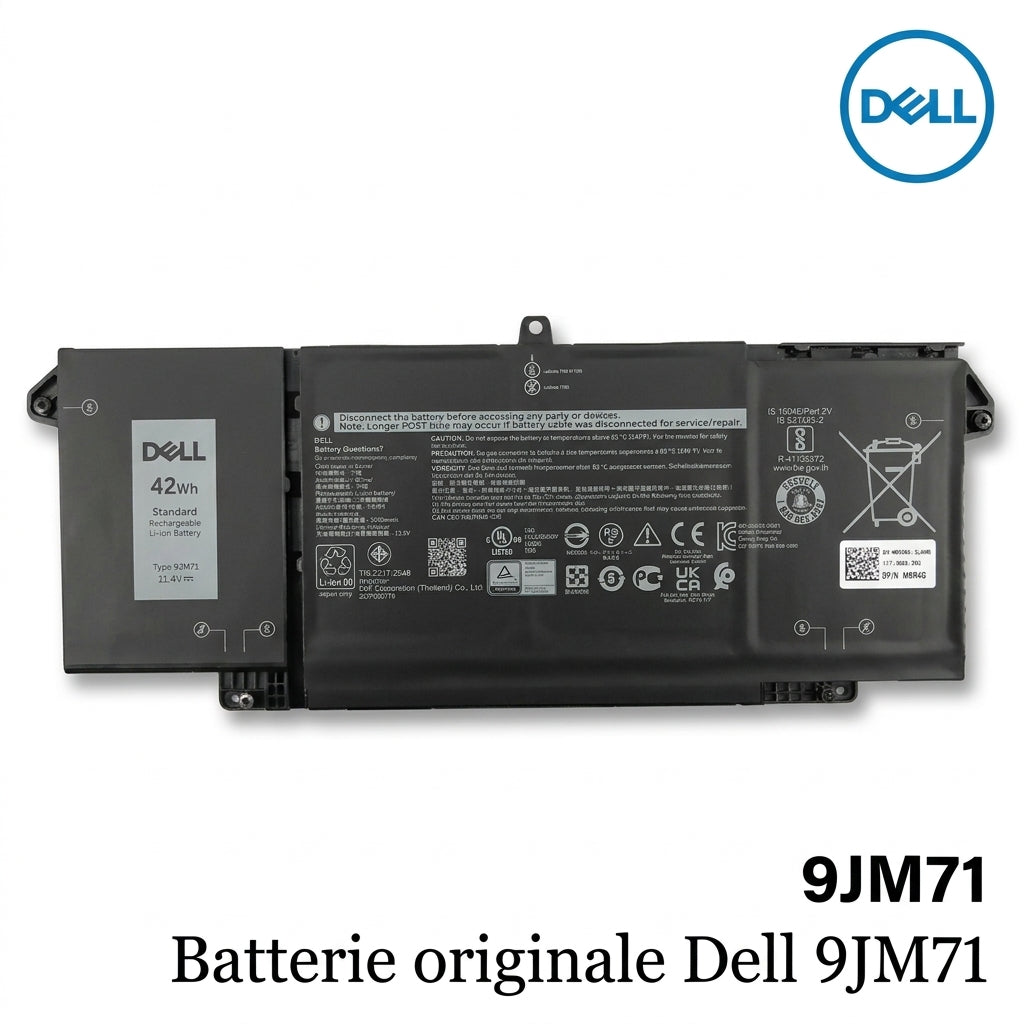 Batterie originale DELL 42WH 9JM71 7FMXV