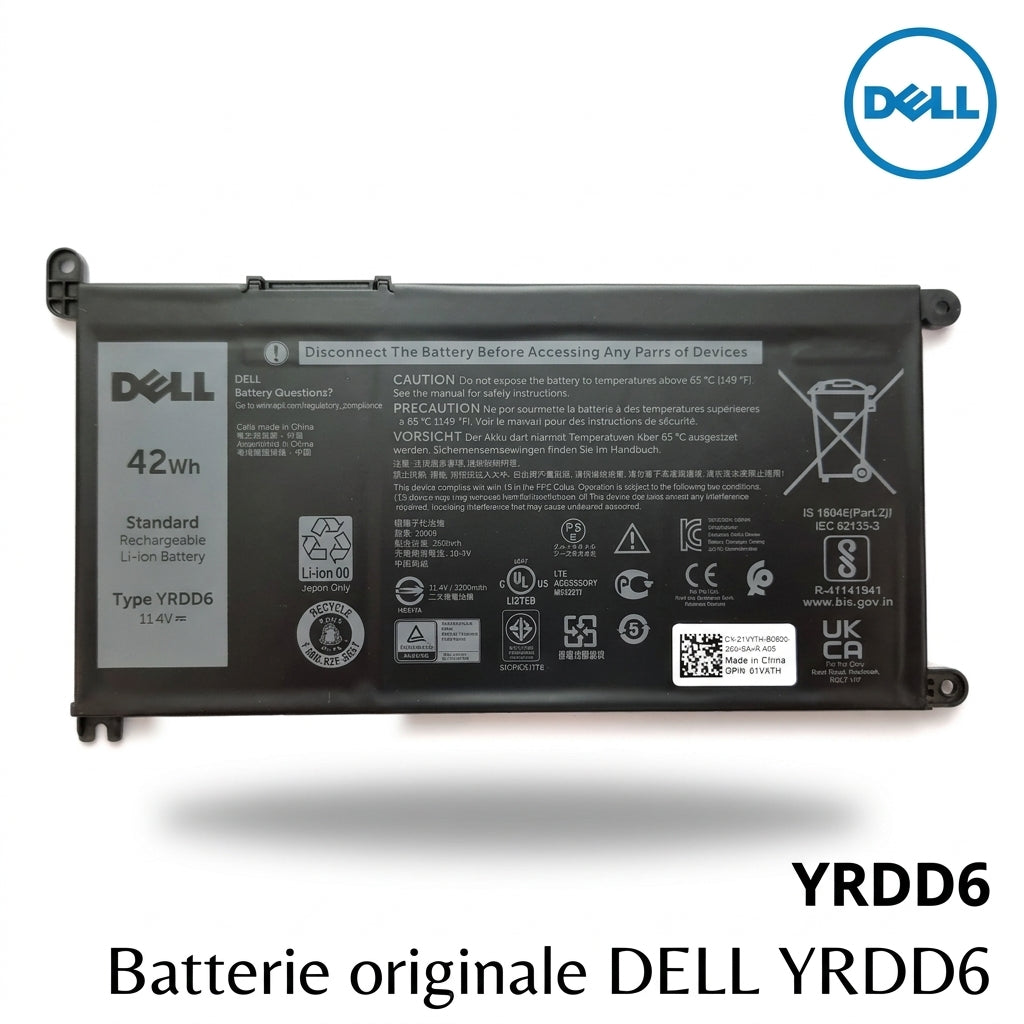 Batterie originale DELL YRDD6