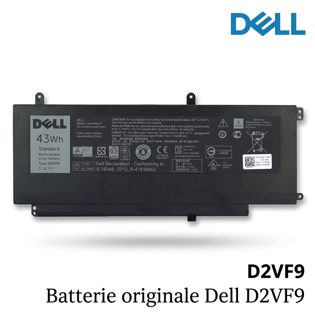 Batterie originale DELL D2VF9