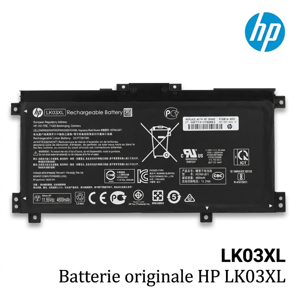 Batterie originale HP LK03XL