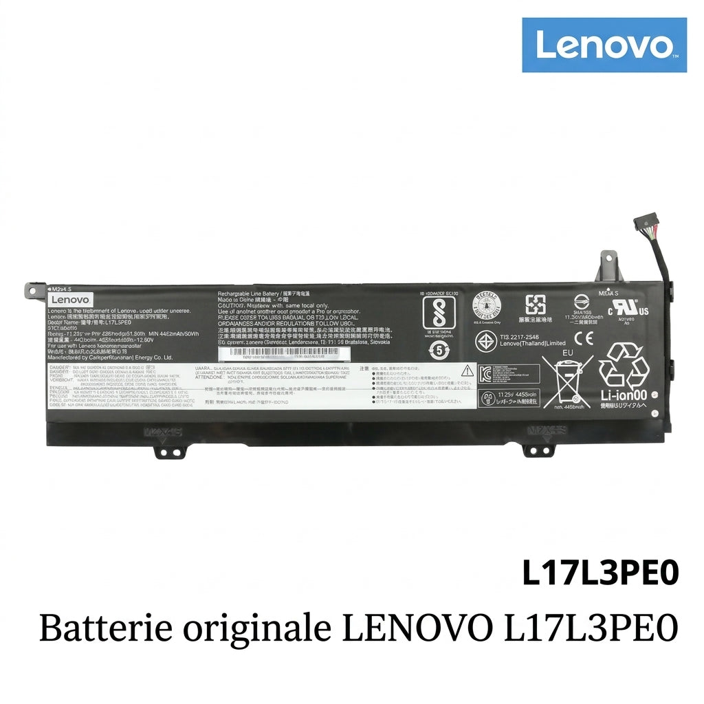Batterie originale LENOVO L17L3PE0