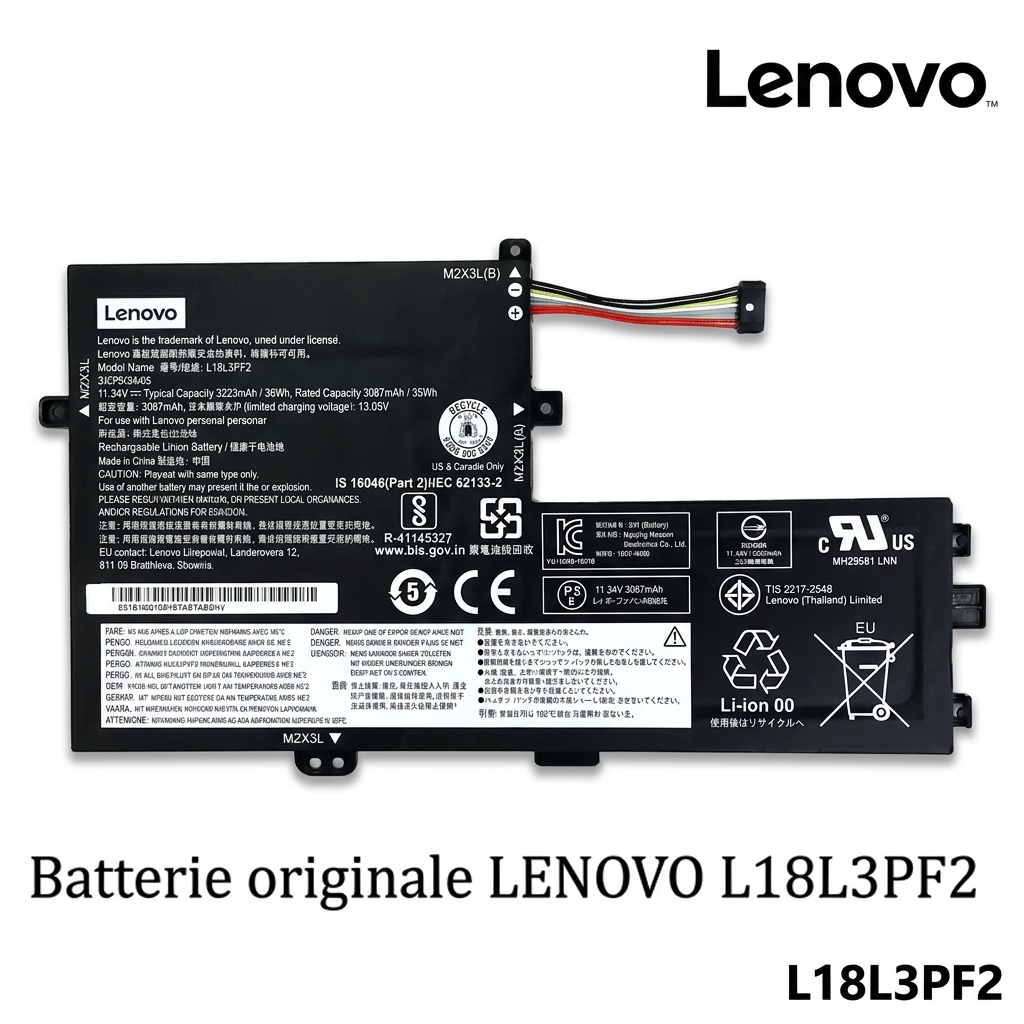 Batterie originale LENOVO L18L3PF2