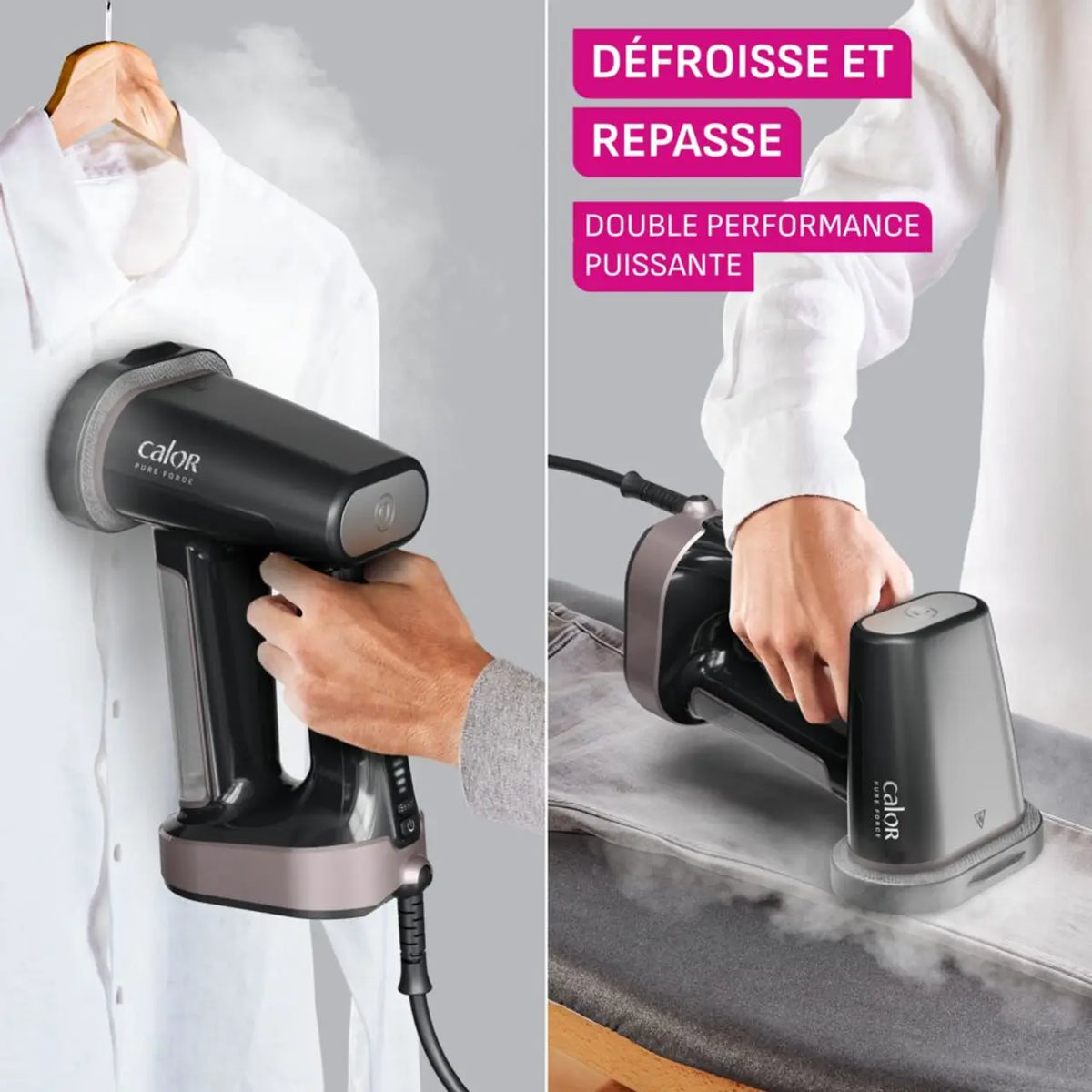 Calor – DT8765C0 – Défroisseur à Main - Puissance 1800 W