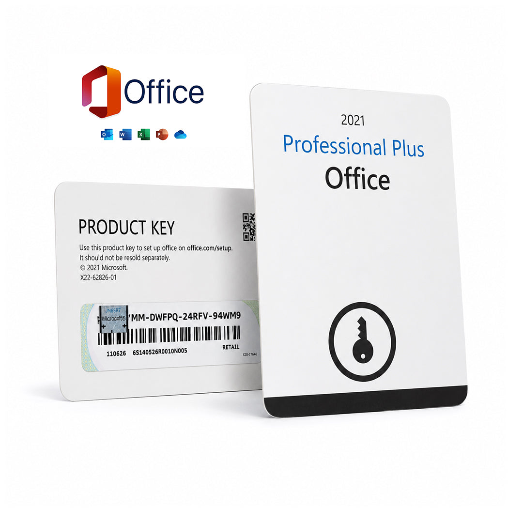 Microsoft Office Professionnel Plus 2021 | Licence originale à vie | Clé d’activation Retail