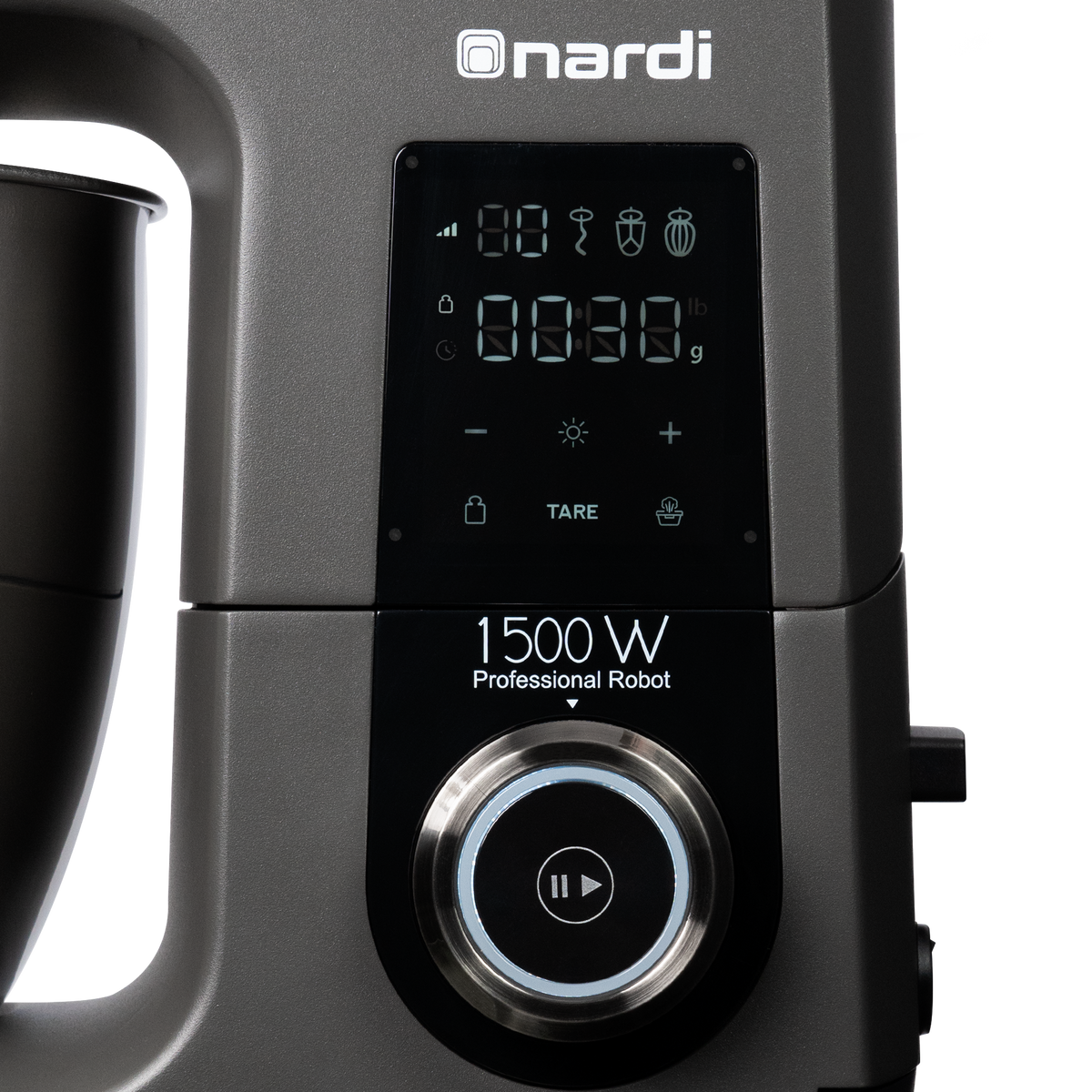 Nardi – NP-MP5GM – Pétrin Multifonctions - Cuve Inox 6,7 L et Puissance 1500 W