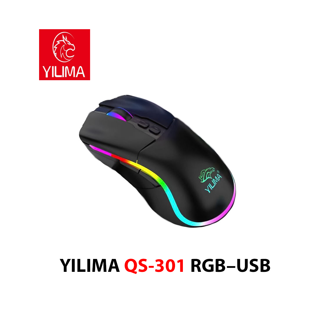 Souris Gaming Filaire YILIMA QS-301 - LED Colorful- USB