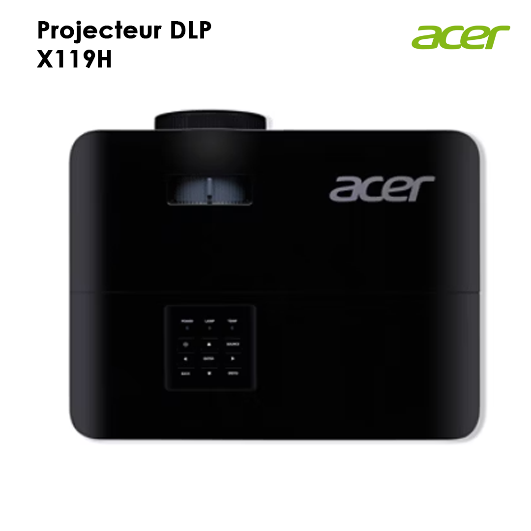 Projecteur DLP Acer X119H SVGA 4800 Lumens HDMI/VGA