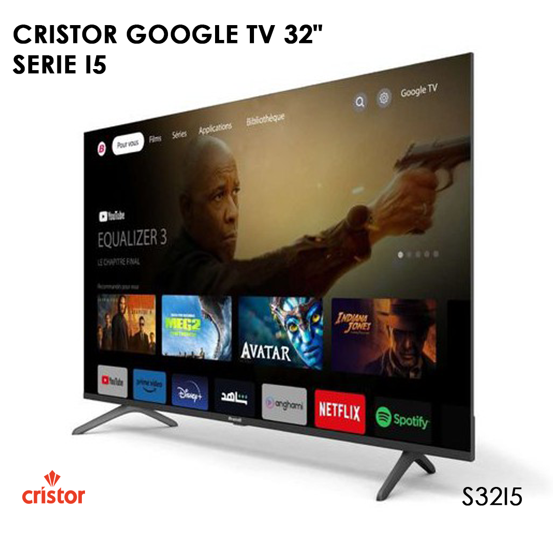 CRISTOR GOOGLE TV 32" HD - SERIE I5 S32I5