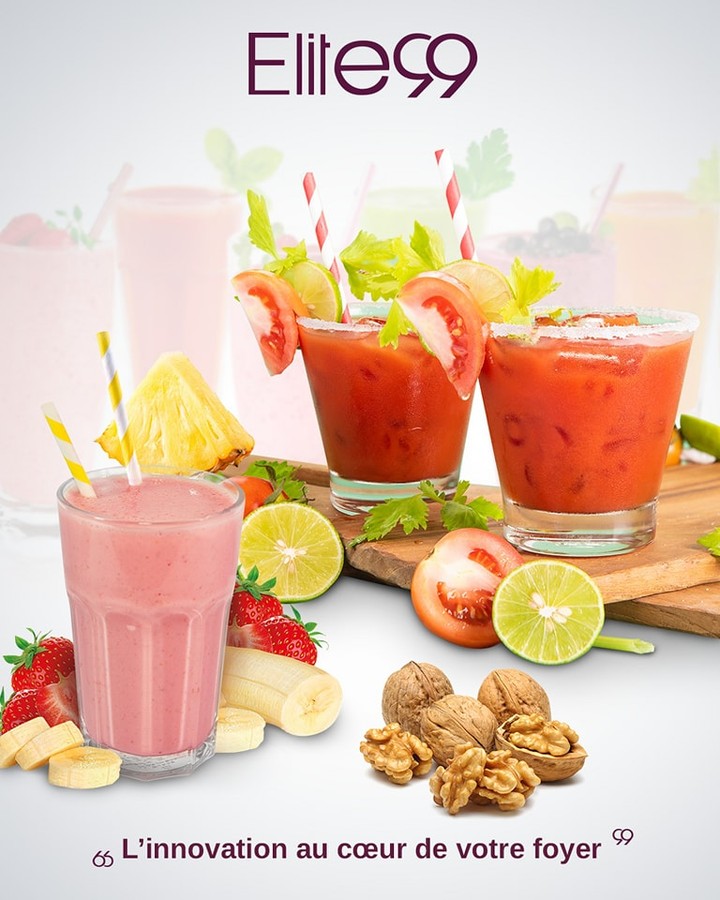 Elite99 – ELT-2440 – Blender de Cuisine - Puissance 1600 W