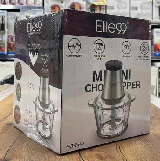 Elite99 ELT-2540 – Hachoir Électrique - Puissance 550 W
