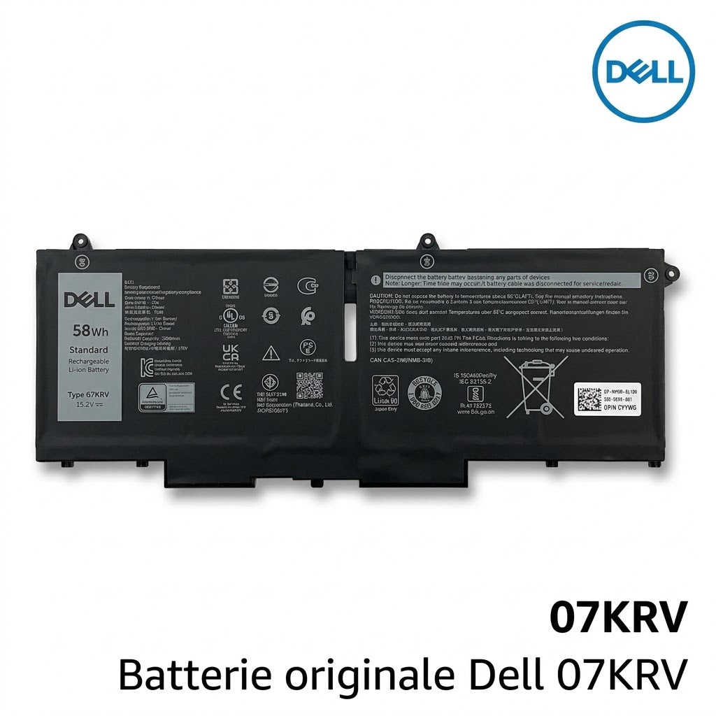 Batterie originale DELL 07KRV