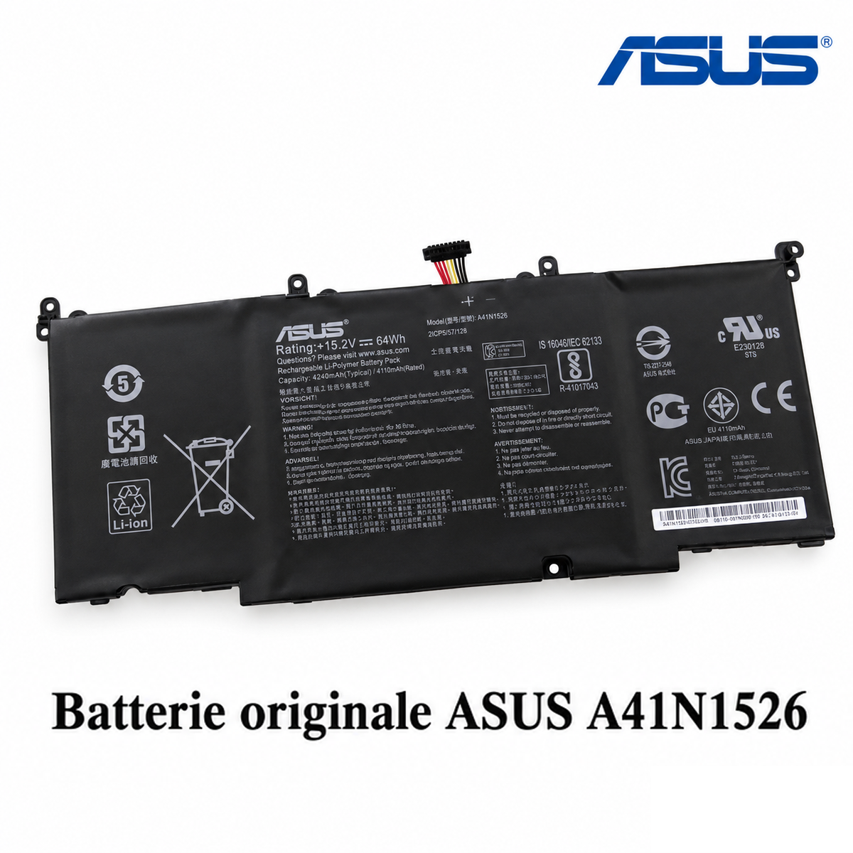 Batterie originale ASUS A41N1526