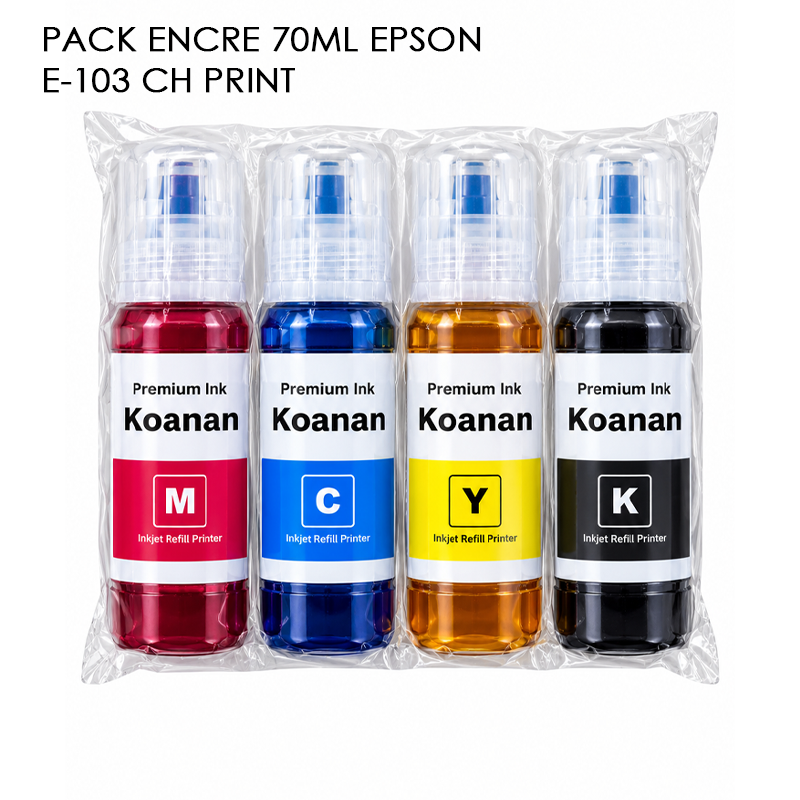 Pack Encre CH Print 103 Compatible Epson L-Series