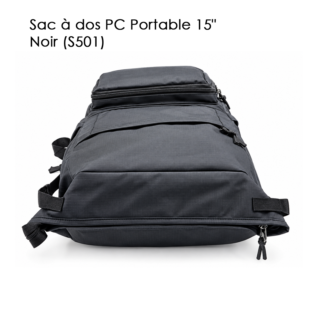 Sac à dos PC Portable 15" Noir (S501)