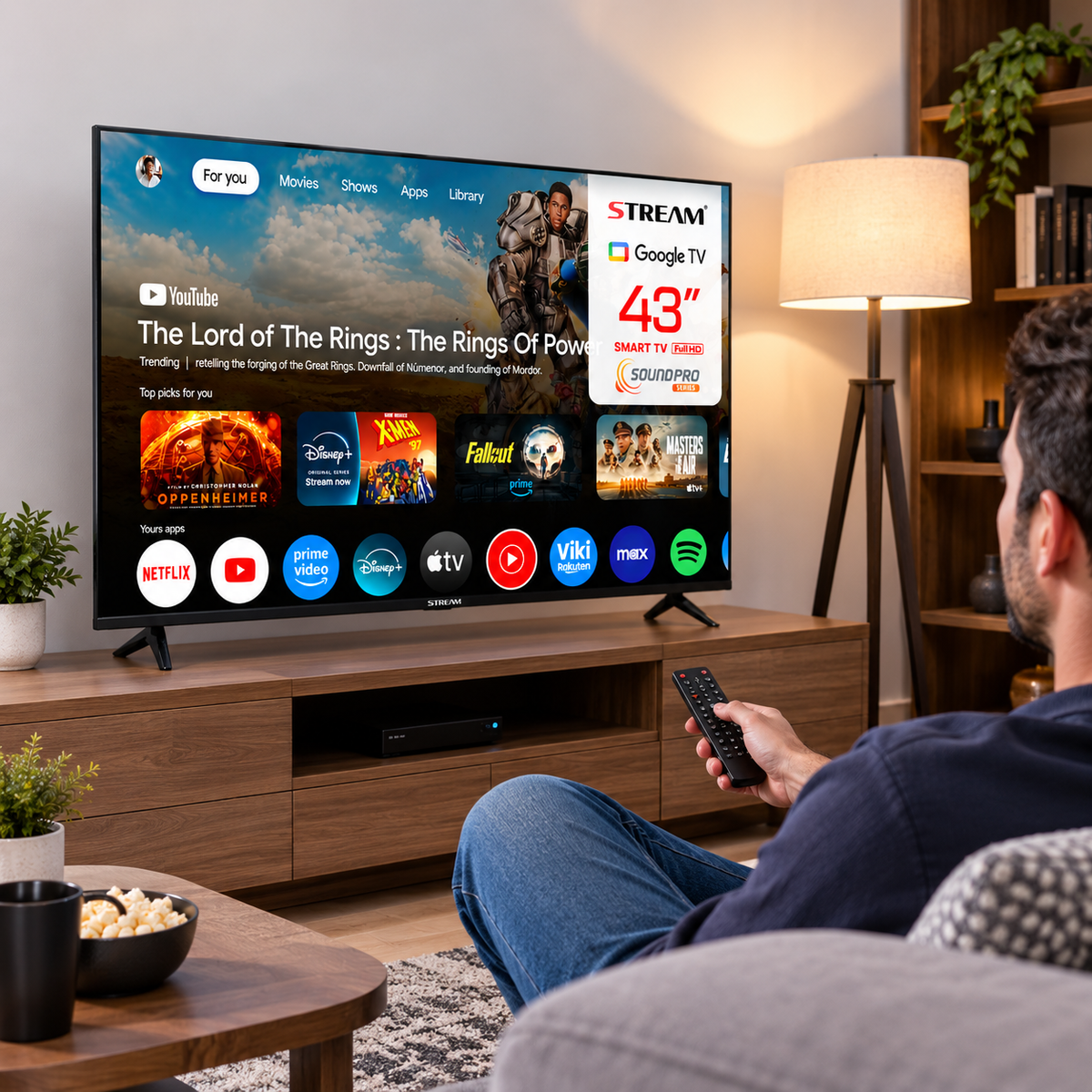 TV STREAM S43GTF4SPRO - 43" Full HD