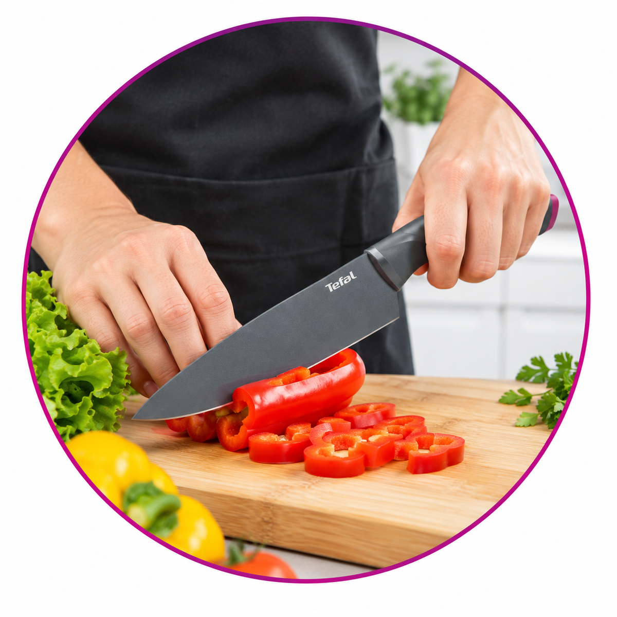 Tefal Fresh Kitchen K1220304 – Couteau de chef 15 cm