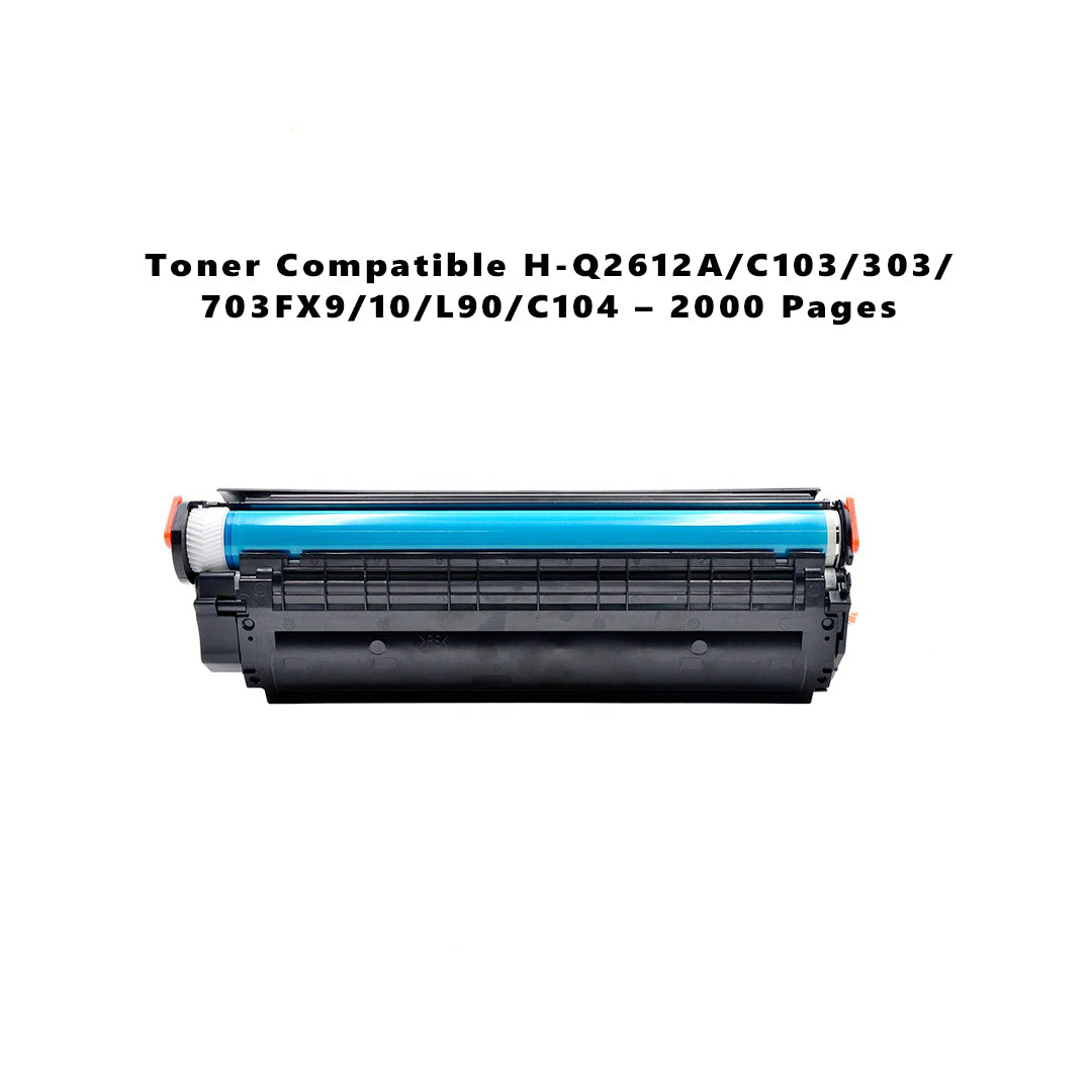 Toner Compatible H-Q2612A/C103/303/703/FX9/10/L90/C104 – 2000 Pages