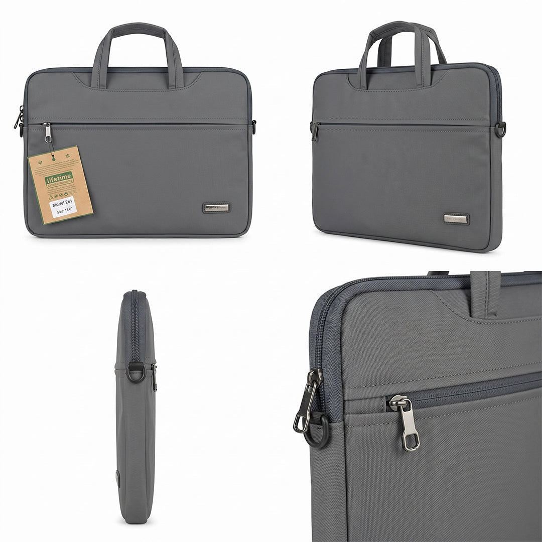 Sacoche Laptop GENPOUND 281 15.6" - 16.1" - Gris Foncé